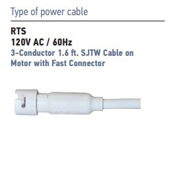 RTS 3 wire Fast Connector